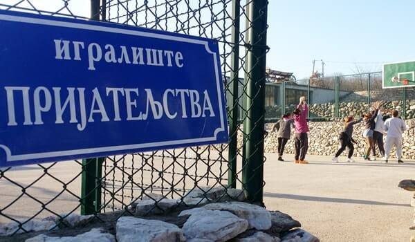 Igralište prijateljstva: teren za mali fudbal i košarku